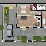 Modern Seaside Retreat With Private Patio And Parking - Blue Zone Homes *